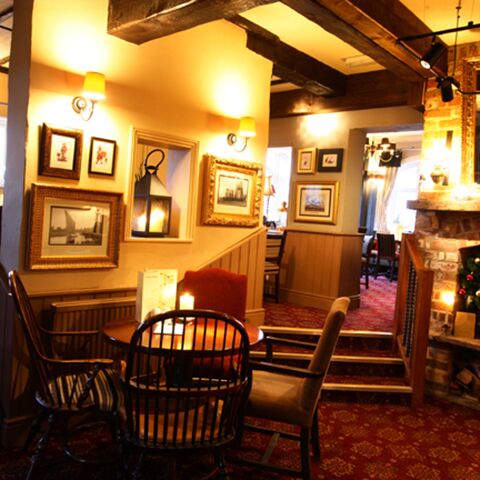 Photograph of interior of The Swan Inn